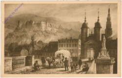 ak200688 Heidelberg, Schloss und Karl-Theodor-Brücke