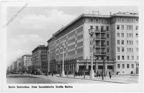 ak200713 Berlin, Stalinallee, erste sozialistische Straße Berlins