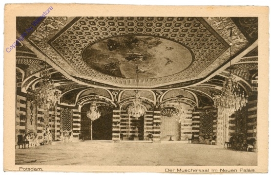 Potsdam, Schloss Sanssouci, Der Muschelsaal