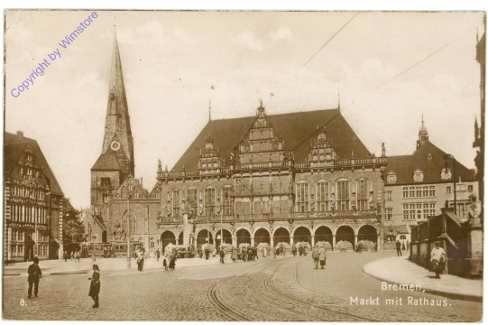 Bremen, Markt mit Rathaus