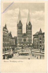 ak200835 Bremen, Marktplatz mit Dom