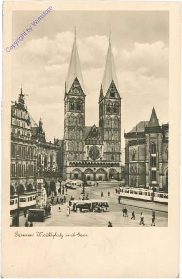 Bremen, Marktplatz mit Dom