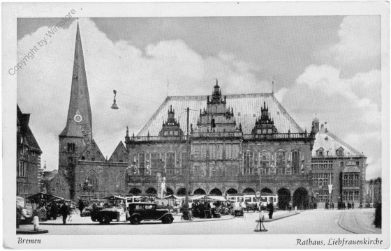 Bremen, Rathaus, Liebfrauenkirche