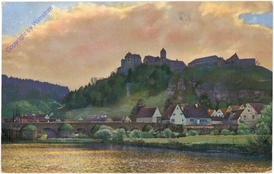 Hamburg, Wörnitzbrücke und Schloss