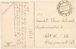 Hamburg, Wörnitzbrücke und Schloss