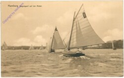 Hamburg, Segelsport au der Alster