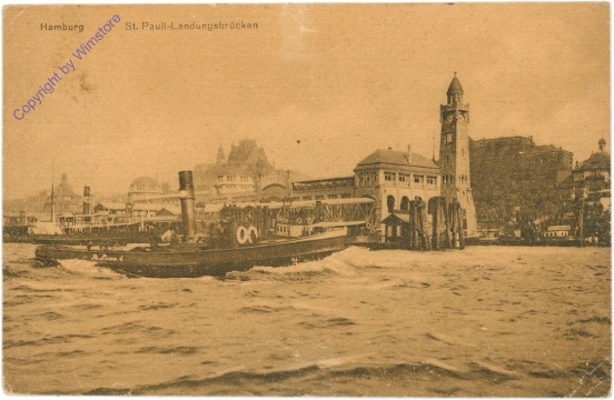Hamburg, St. Pauli-Landungsbrücken