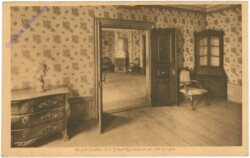 Frankfurt am Main, Goethemuseum, Blick durch die Staatszimmer im 1sten Stock