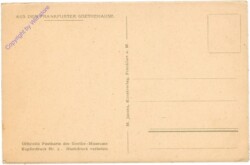 Frankfurt am Main, Goethemuseum, Vorsaal, I. Stock