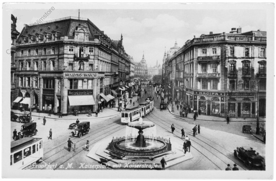 Frankfurt am Main, Kaiserplatz mit Kaiserstrasse
