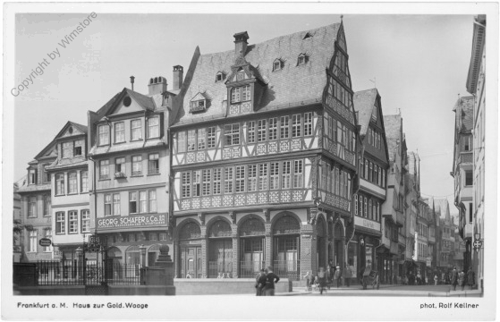 Frankfurt am Main, Haus zur Gold. Waage