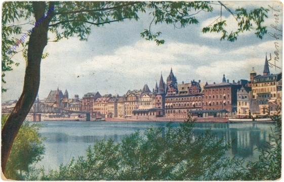 Frankfurt am Main, Blick von der Main-Insel