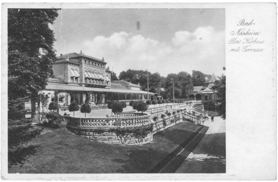 Bad Nauheim, Das Kurhaus mit Terrasse