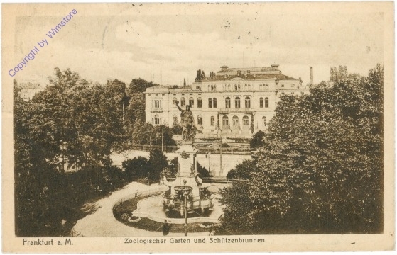 Frankfurt am Main, Zoologischer Garten und Schützenbrunnen