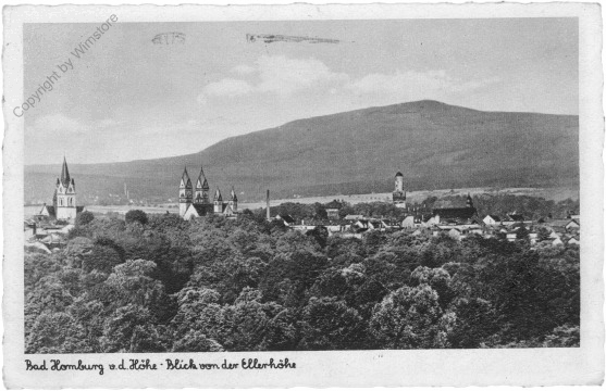 Bad Homburg, Blick von der Ellerhöhe