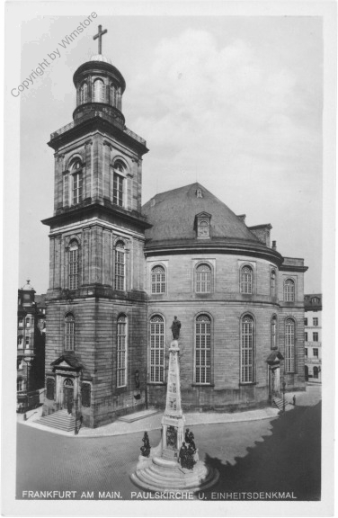Frankfurt am Main, Paulskirche u. Einheitsdenkmal