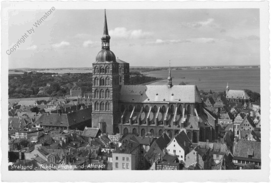 Stralsund, Nikolaikirche und Altstadt