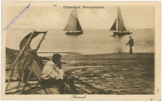 ak201074 Ostseebad Warnemünde, Strand
