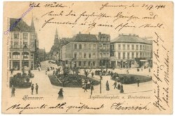 Hannover, Aegidienthorplatz u. Breitestrasse