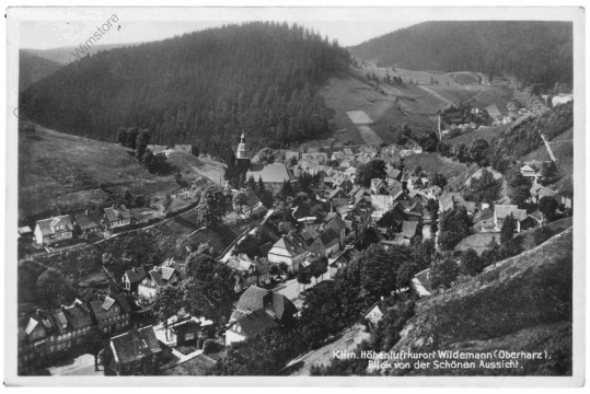 Wildemann, Blick von der Schönen Aussicht
