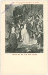 Goslar, Rathaus, Christus auf dem Wege nach Golgotha