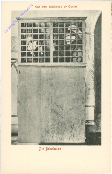 Goslar, Rathaus, Die Beisskatze