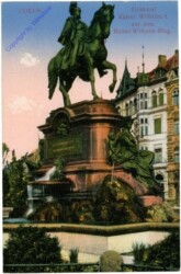 ak201191 Köln, Denkmal Kaiser Wilhelm I.