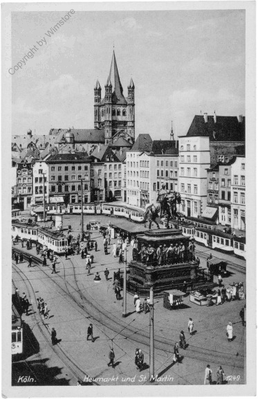 Köln, Heumarkt und St. Martin