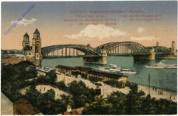 ak201198 Köln, Hohenzollernbrücke