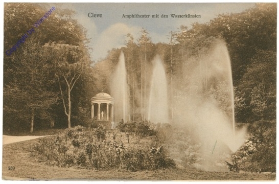 Cleve, Amphitheater mit den Wasserkünsten