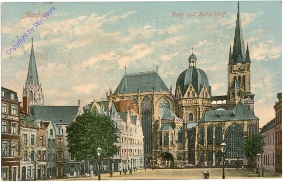 Aachen, Dom mit Kaschhof