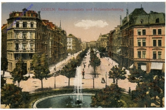 Köln, Barbarossaplatz und Hohenzollernring
