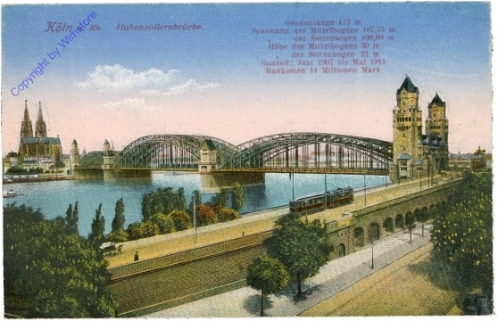 Köln, Hohenzollernbrücke