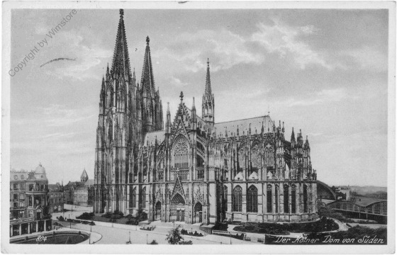 ak201242 Köln, Dom, Südseite