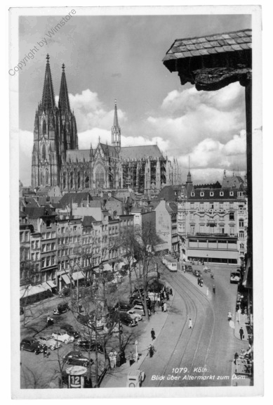 Köln, Blick über Altenmarkt zum Dom