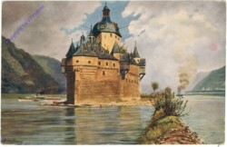 Caub, Die Pfalz im Rhein