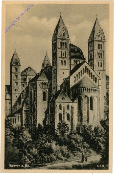 ak201430 Speyer am Rhein, Dom