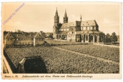 Worms, Liebfrauenkirche mit ehem. Kloster und Liebfraumilch-Weinberge