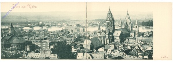 ak201482 Mainz, Gruss aus
