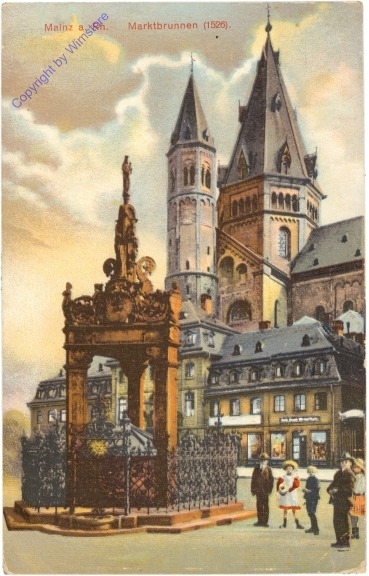 ak201510 Mainz, Marktbrunnen