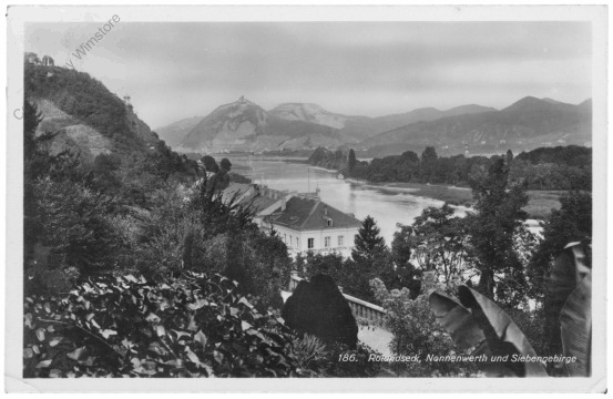 ak201514 Rolandseck, Nonnenwerth und Siebengebirge