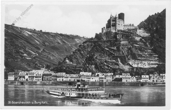 ak201540 St. Goarshausen, Burg Katz