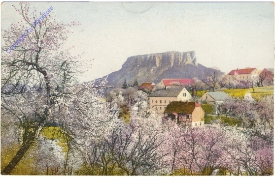 Lilienstein, von Weißig gesehen