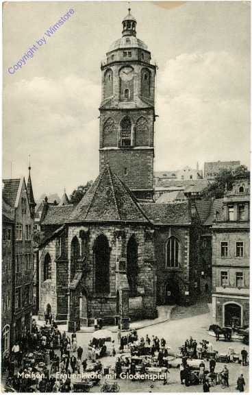 Meißen, Frauenkirche mit Glockenspiel