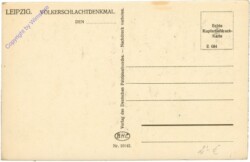 ak201620a Leipzig, Völkerschlachtdenkmal