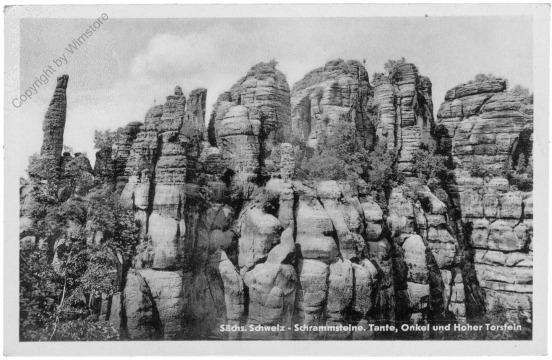 Sächs. Schweiz, Schrammsteine, Tante, Onkel und hoher Torstein