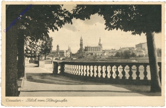 Dresden, Blick vom Königsufer