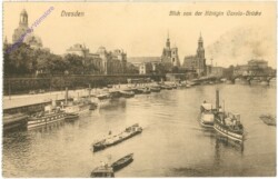 Dresden, Blick von der Königin Carola-Brücke