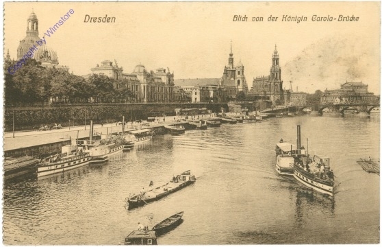 Dresden, Blick von der Königin Carola-Brücke