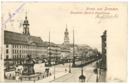 Dresden, Neustädter Markt & Hauptstrasse